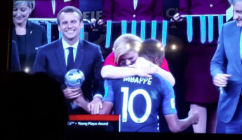 Capture d'écran, la France est championne du monde de foot 2018