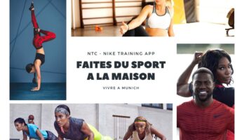 Faites du sport à la maison avec Vivre A Munich © Nike