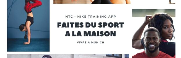 Faites du sport à la maison avec Vivre A Munich © Nike
