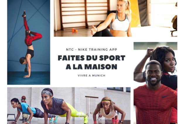 Faites du sport à la maison avec Vivre A Munich © Nike