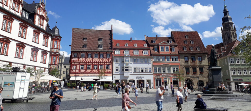 Coburg, place de la mairie